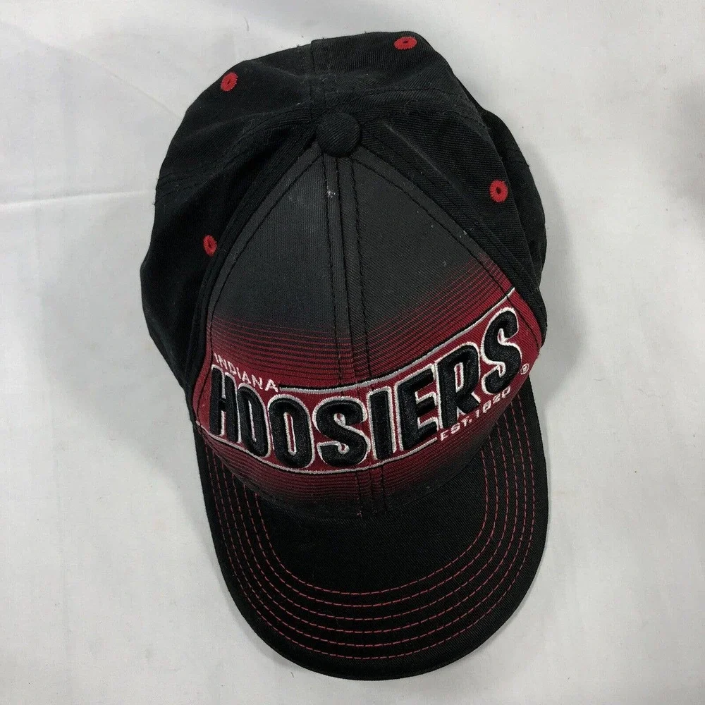 Indiana Hoosiers NCAA Hat Cap Strap Back by Signatures One Size Fits Most OSFM